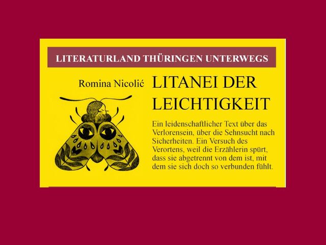 Beschreibung der Veranstaltung mit Buchcover