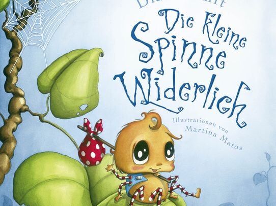 Bild vom Cover des Kinderbuches "Die kleine Spinne Widerlich"