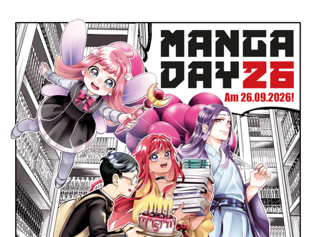 Plakat mit Mangas zum Manga Day 2026