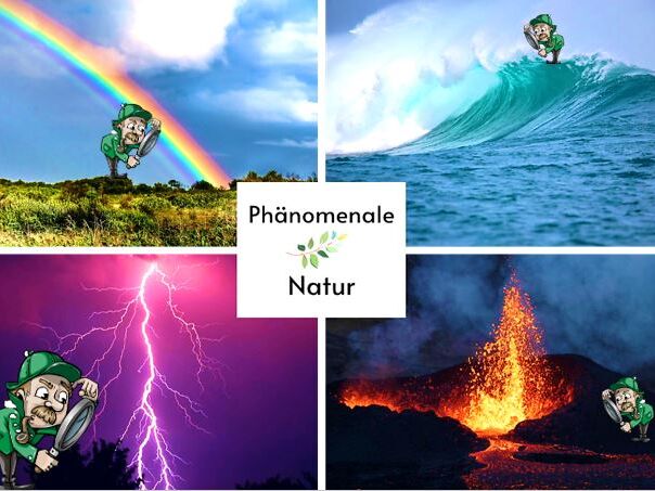 Collage zu Naturphänomenen